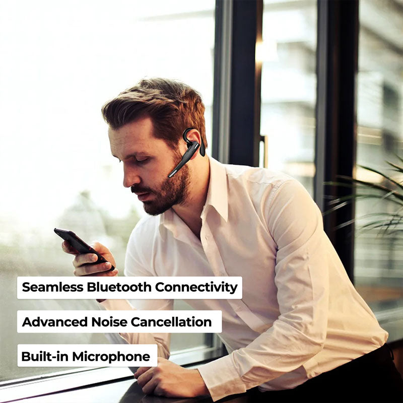 Bluetooth 5.1 Dual Wireless Neckband Headset Noise Cancel - Tophatter Daily Deals
