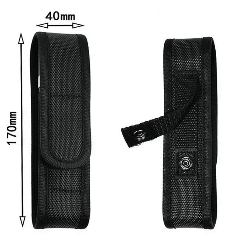 Tactical Pouch Compact Water Resistant Flashlight Holder - Tophatter Daily Deals