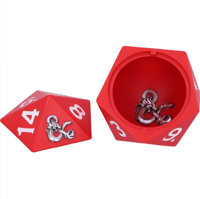 Dungeons & Dragons – Official D20 Dice Storage Box Dice Set - Tophatter Daily Deals