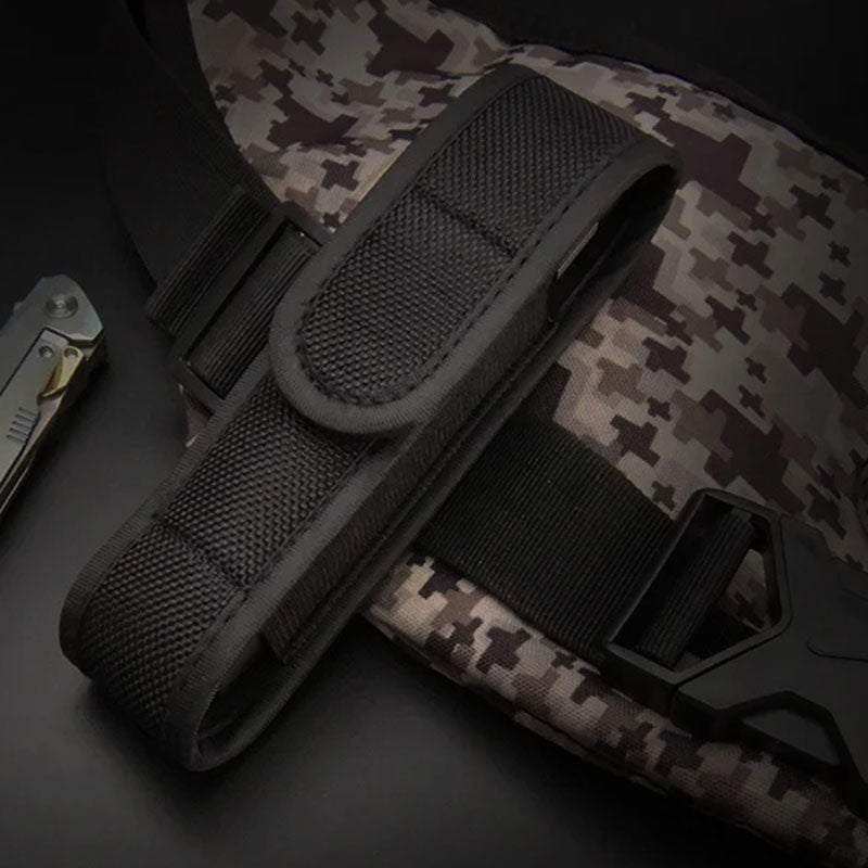 Tactical Pouch Compact Water Resistant Flashlight Holder - Tophatter Daily Deals