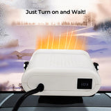 Portable Car Heater Quick Heat 30s Compact Warmth Comfort - Tophatter Daily Deals