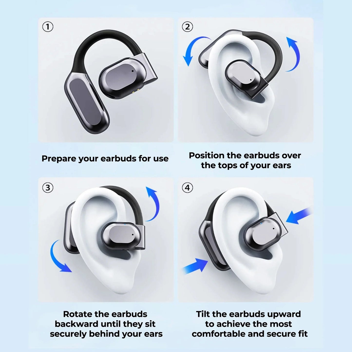AI Translation Earbuds Real Time 144 Languages, Clear Calls - Tophatter Daily Deals
