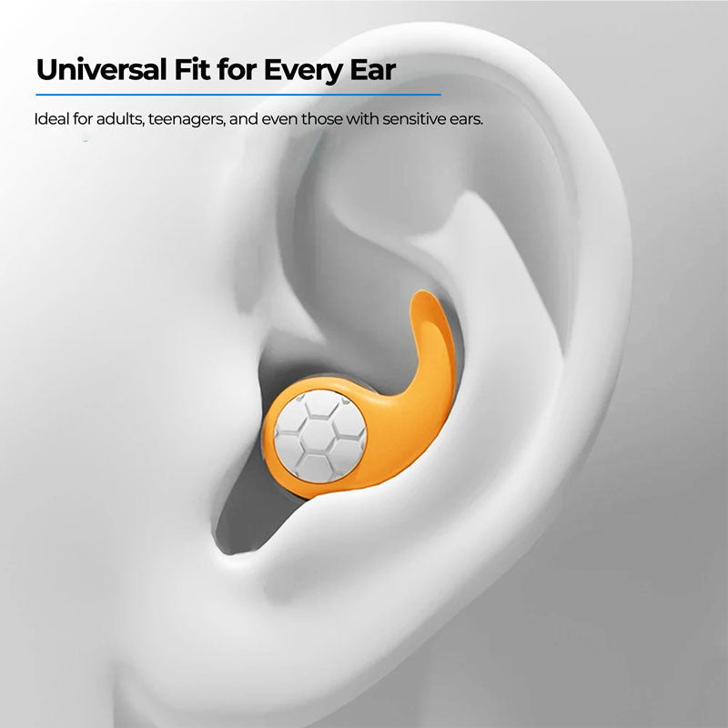 Noise Cancelling Silicone Earplugs Reusable Sleep Aid - Tophatter Daily Deals