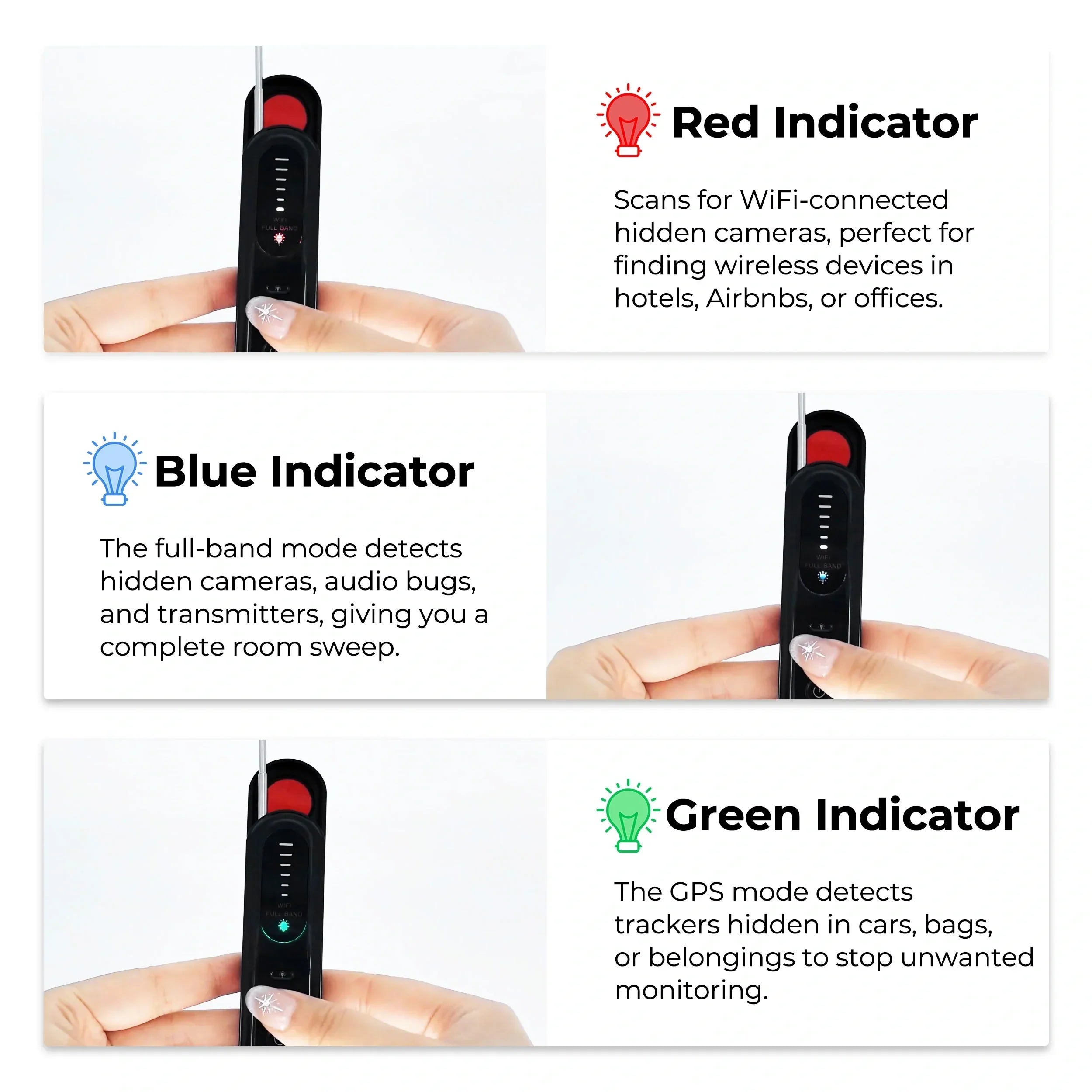 Smart Camera GPS Detector Compact Privacy Protector - Tophatter Daily Deals