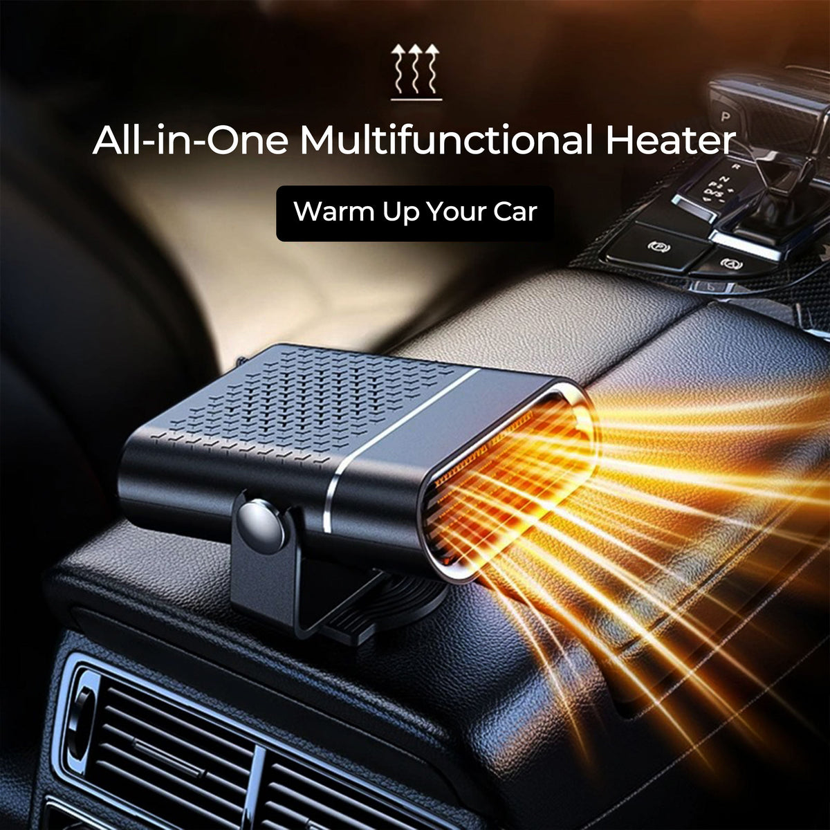 Portable Car Heater Quick Heat 30s Compact Warmth Comfort - Tophatter Daily Deals