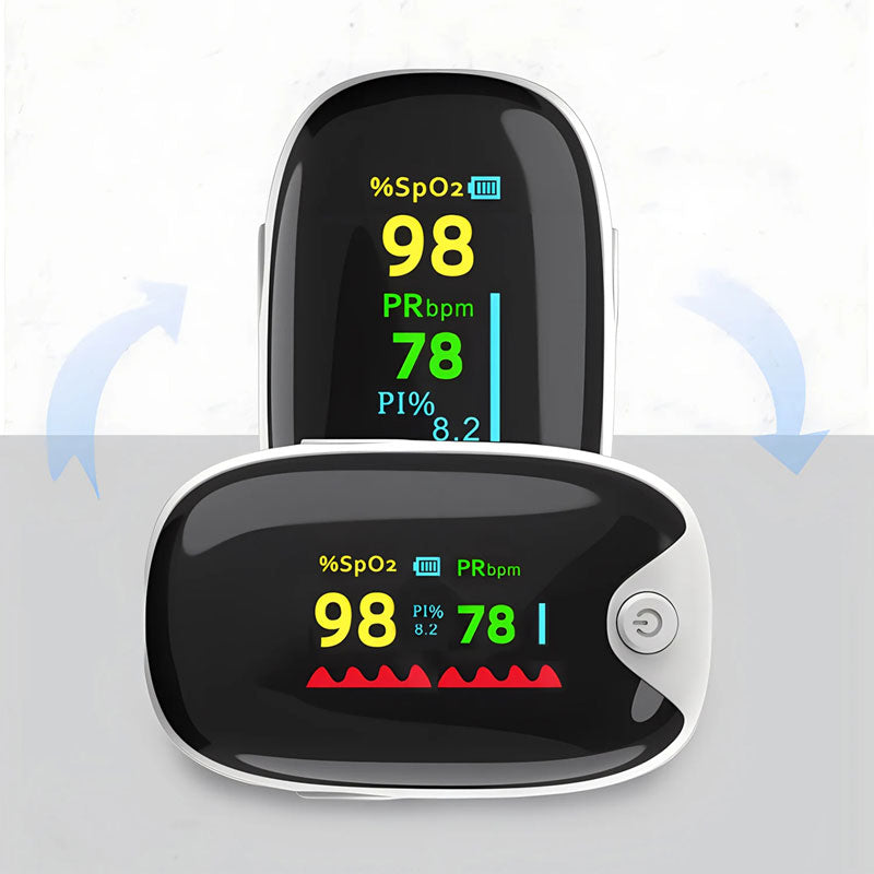 Pulse Oximeter Fingertip Noninvasive Accurate Readings - Tophatter Daily Deals