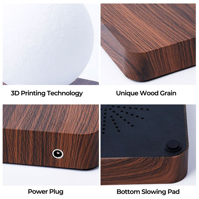 Levitating Moon Lamp Floating Night Light Cozy Home - Tophatter Daily Deals
