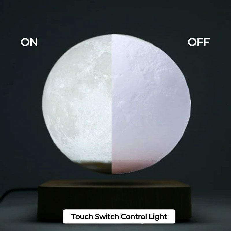 Levitating Moon Lamp Floating Night Light Cozy Home - Tophatter Daily Deals