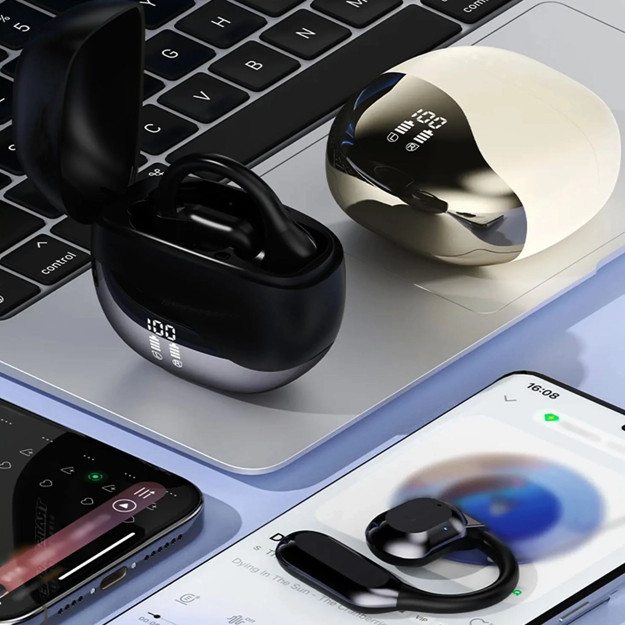 AI Translation Earbuds Real Time 144 Languages, Clear Calls - Tophatter Daily Deals