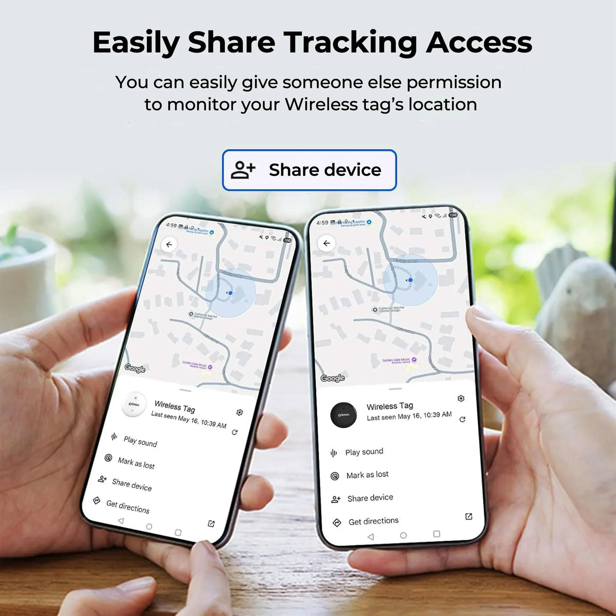 GPS Airtag Tracker Compact Iphone Android No Subscription - Tophatter Daily Deals