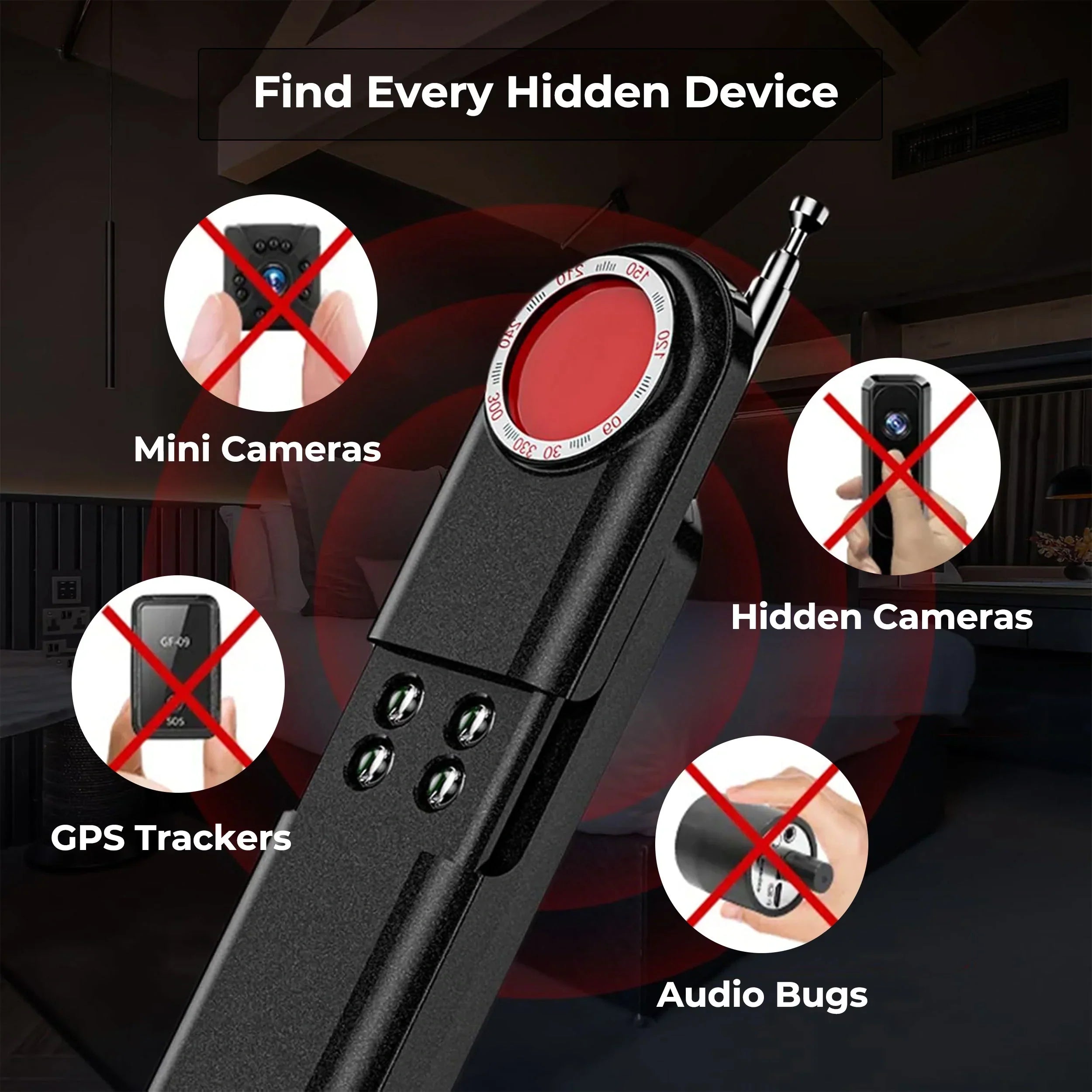 Smart Camera GPS Detector Compact Privacy Protector - Tophatter Daily Deals