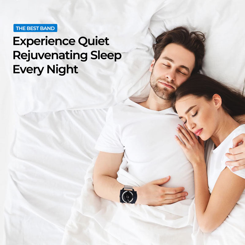 Snore Stopper Wristband Silent Anti Snoring Sleep Aid - Tophatter Daily Deals