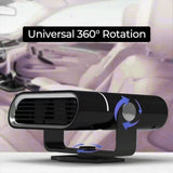 Portable Car Heater Quick Heat 30s Compact Warmth Comfort - Tophatter Daily Deals