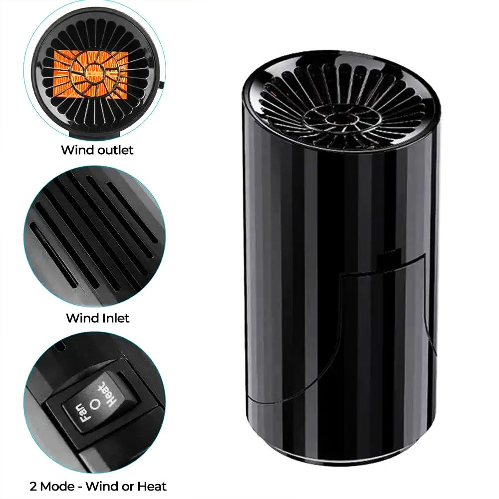 Windshield Defroster Fast Heating Car Plug 360 Adjustable - Tophatter Daily Deals
