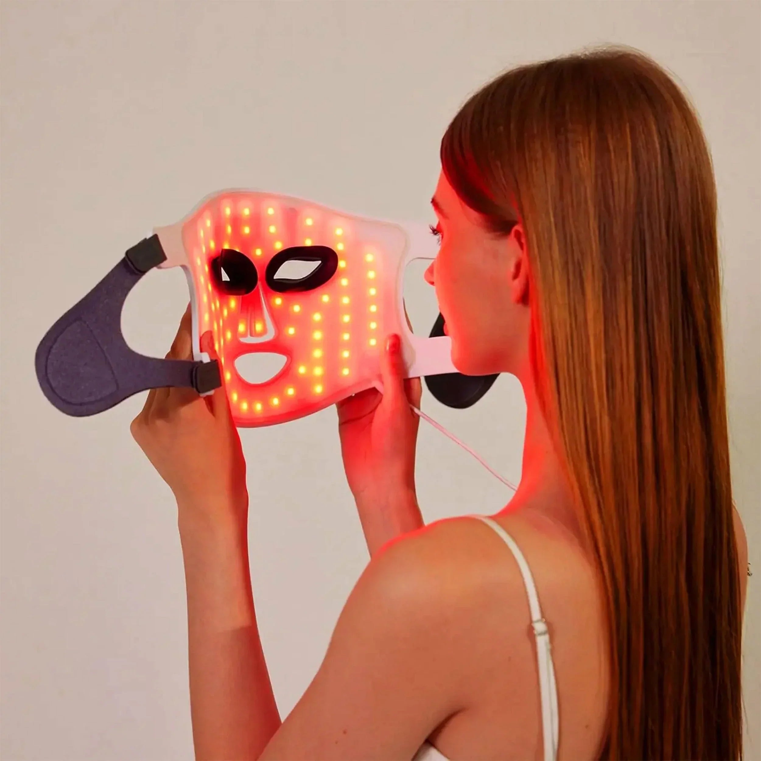 Red Light Therapy Mask Portable Anti Aging Travel 2025 - Tophatter Daily Deals