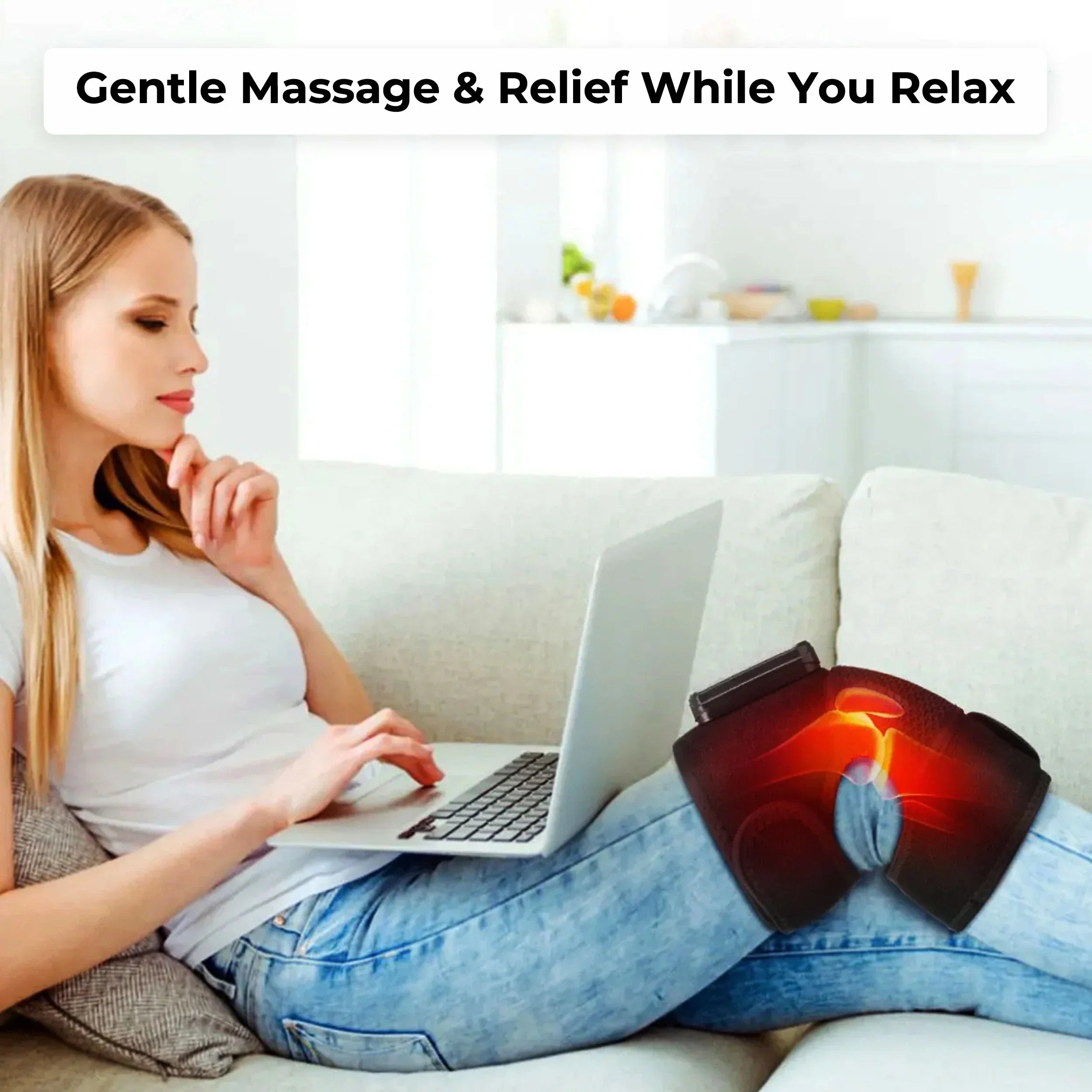 Wireless Heated Massager 3 In 1 Knee Elbow Shoulder - Tophatter Daily Deals