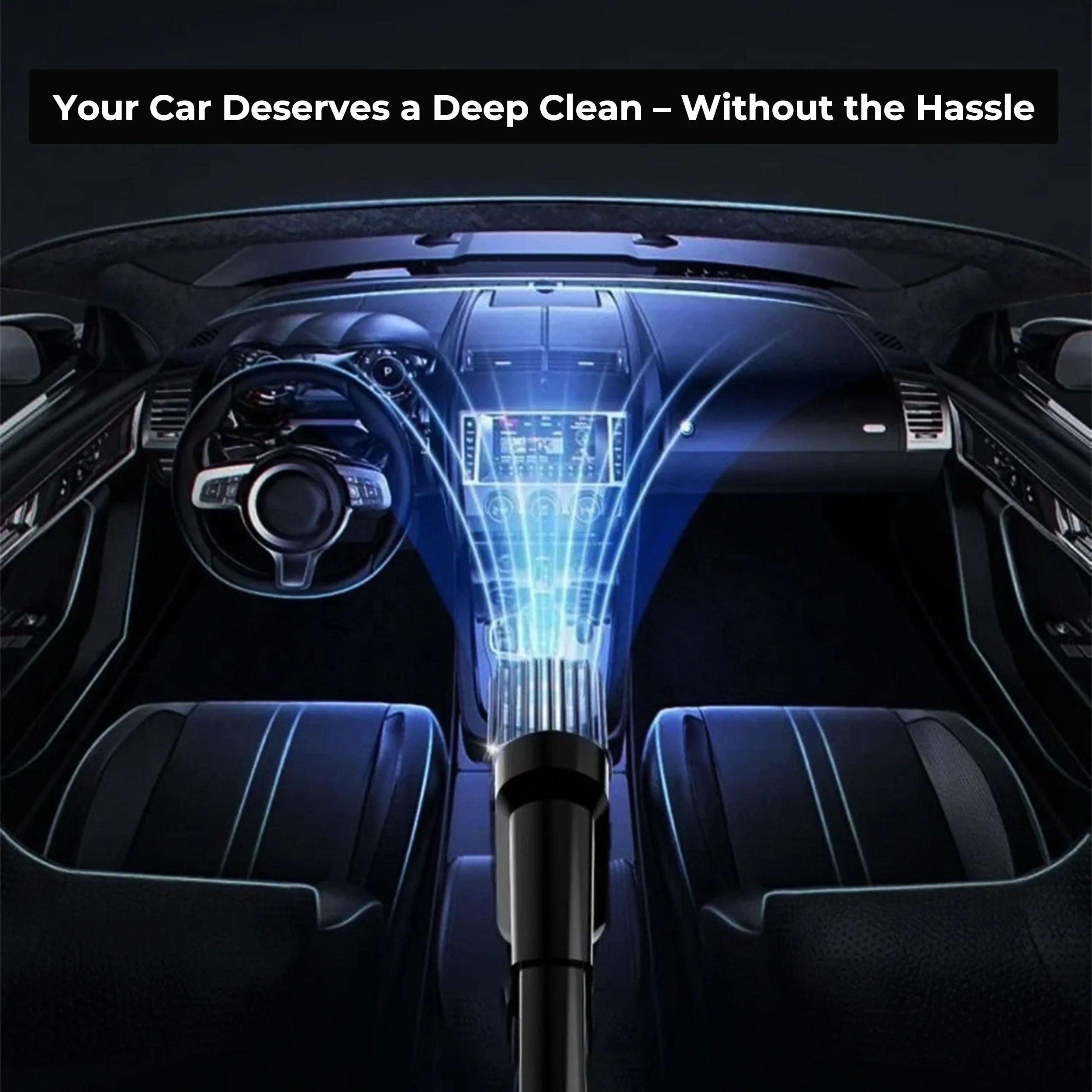 Cordless Car Vacuum Cleaner Handheld Compact Strong Suction - Tophatter Daily Deals