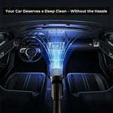 Cordless Car Vacuum Cleaner Handheld Compact Strong Suction - Tophatter Daily Deals