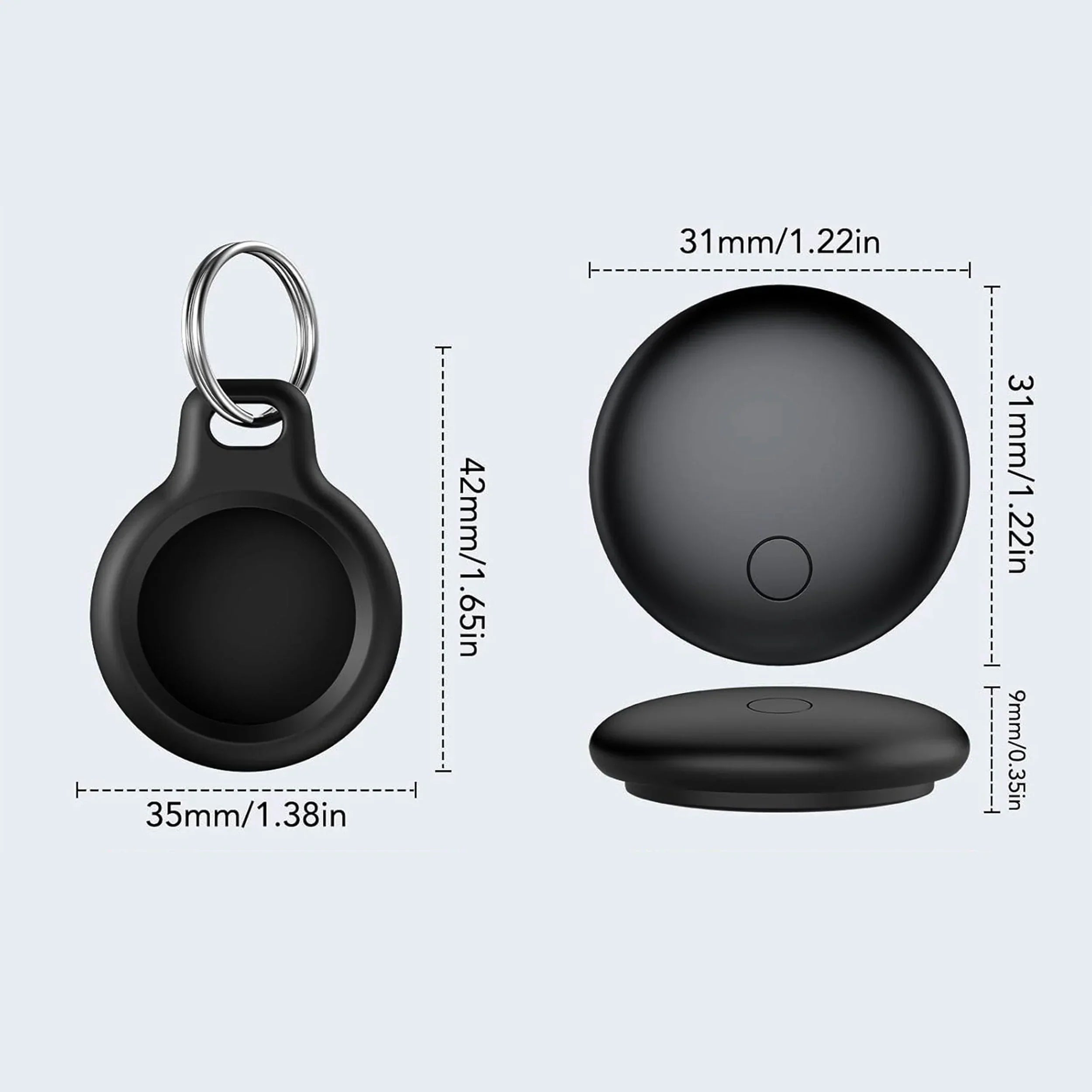 Airtag Case Slim Shock Resistant Tracker Cover Keyring - Tophatter Daily Deals