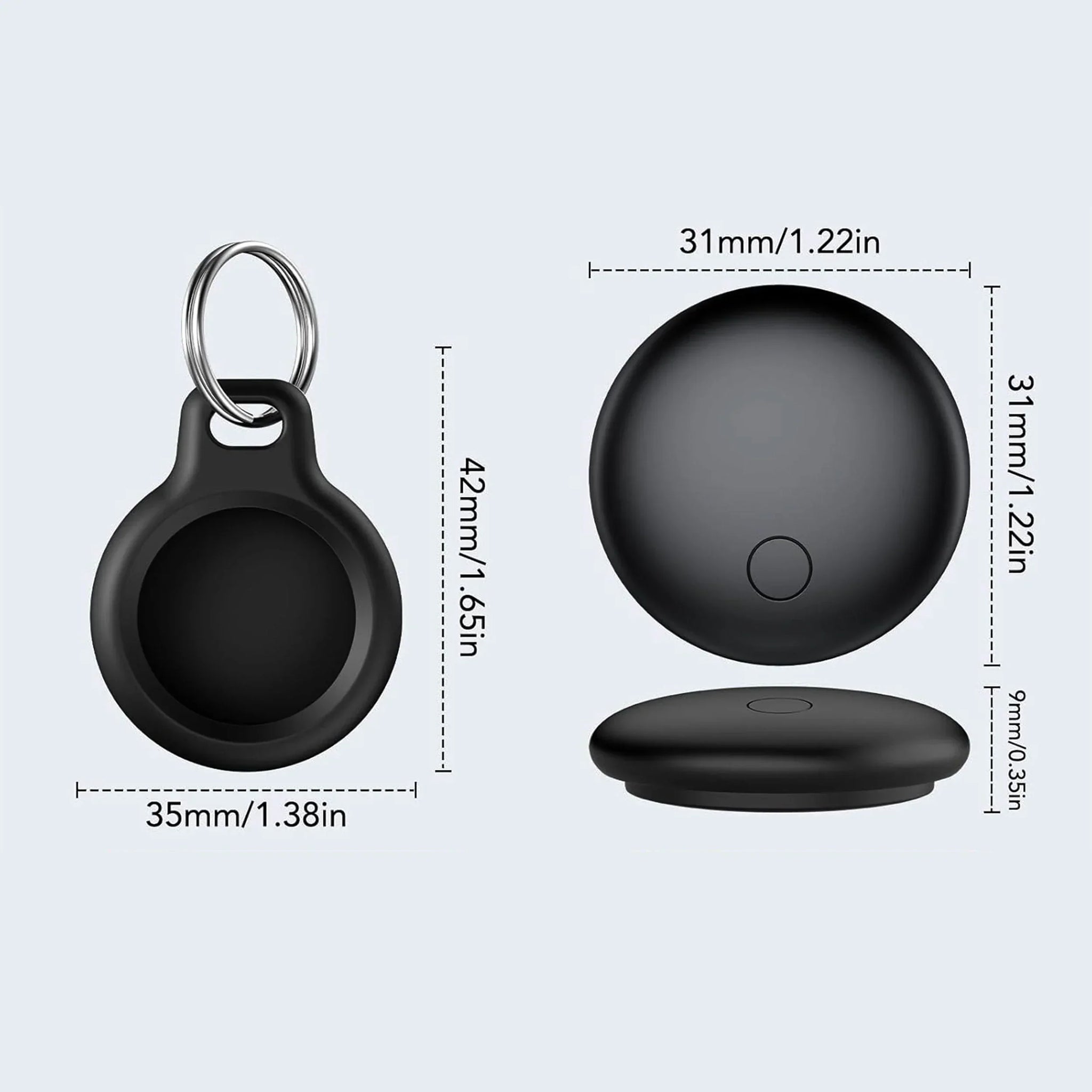 Airtag Case Slim Shock Resistant Tracker Cover Keyring - Tophatter Daily Deals