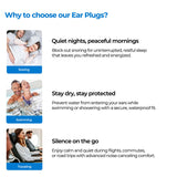 Noise Cancelling Silicone Earplugs Reusable Sleep Aid - Tophatter Daily Deals