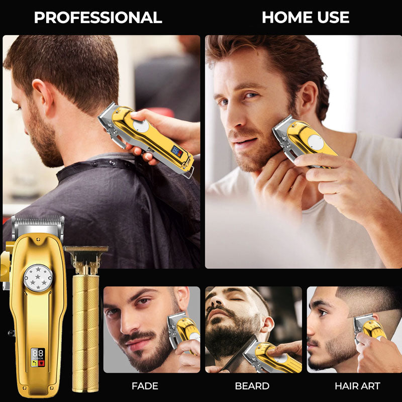 Trimmer Set Cordless Professional All In One Grooming - Tophatter Daily Deals