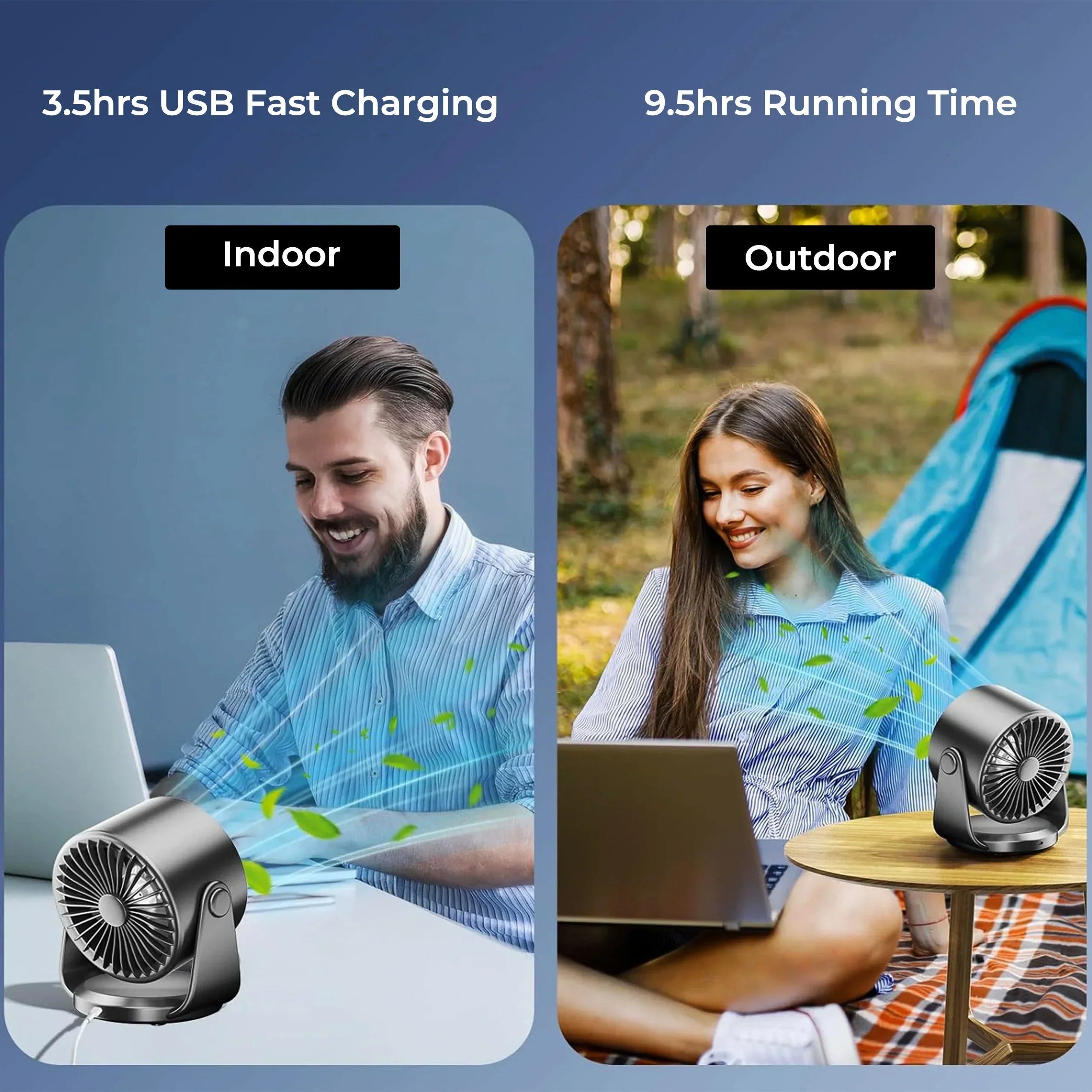 Portable Turbo Cool Air Conditioner Foldable Personal - Tophatter Daily Deals