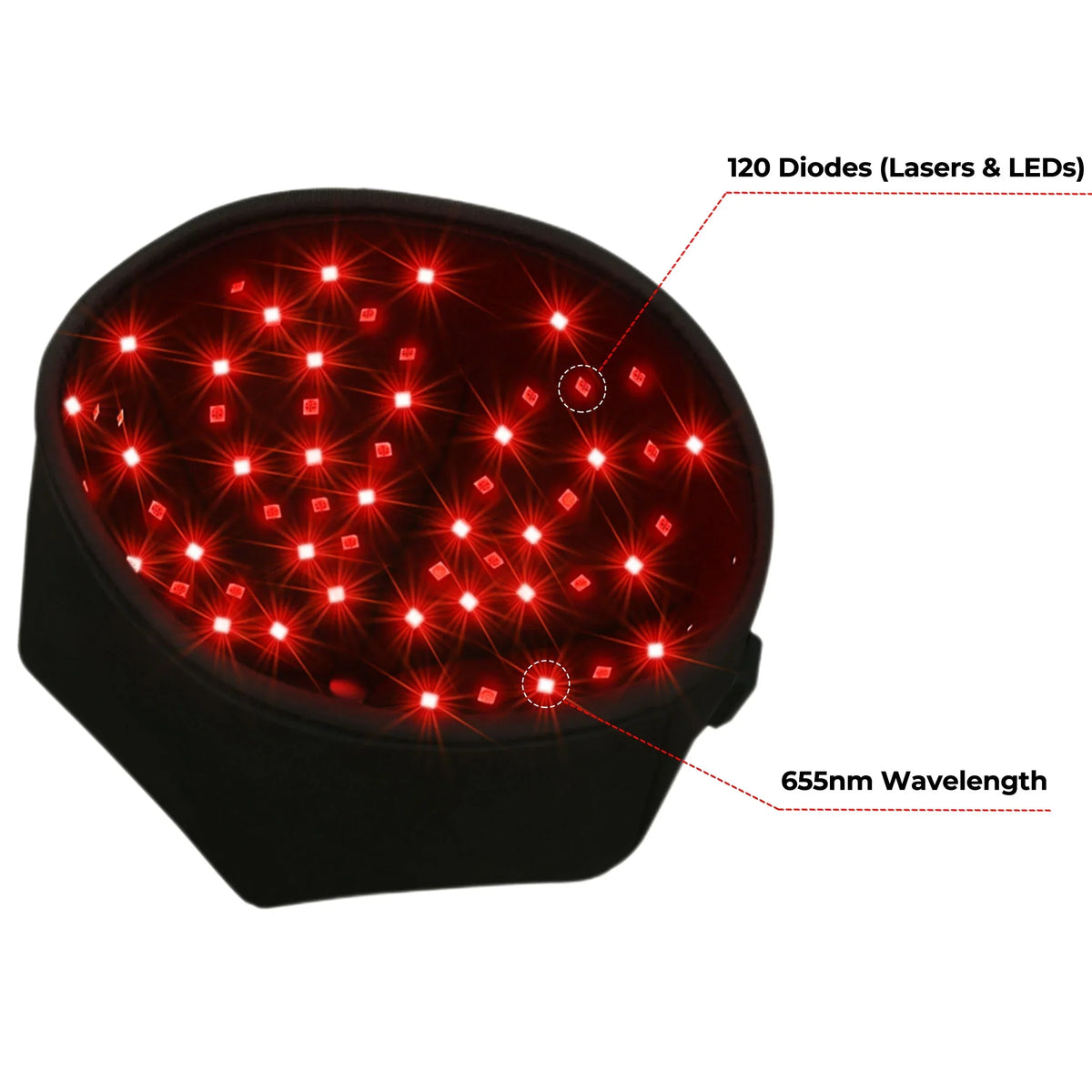 Red Light Therapy Cap Hair Growth Helmet Pain Free At Home - Tophatter Daily Deals