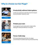 Sleep Earplugs Noise Cancelling Reusable Comfortable - Tophatter Daily Deals