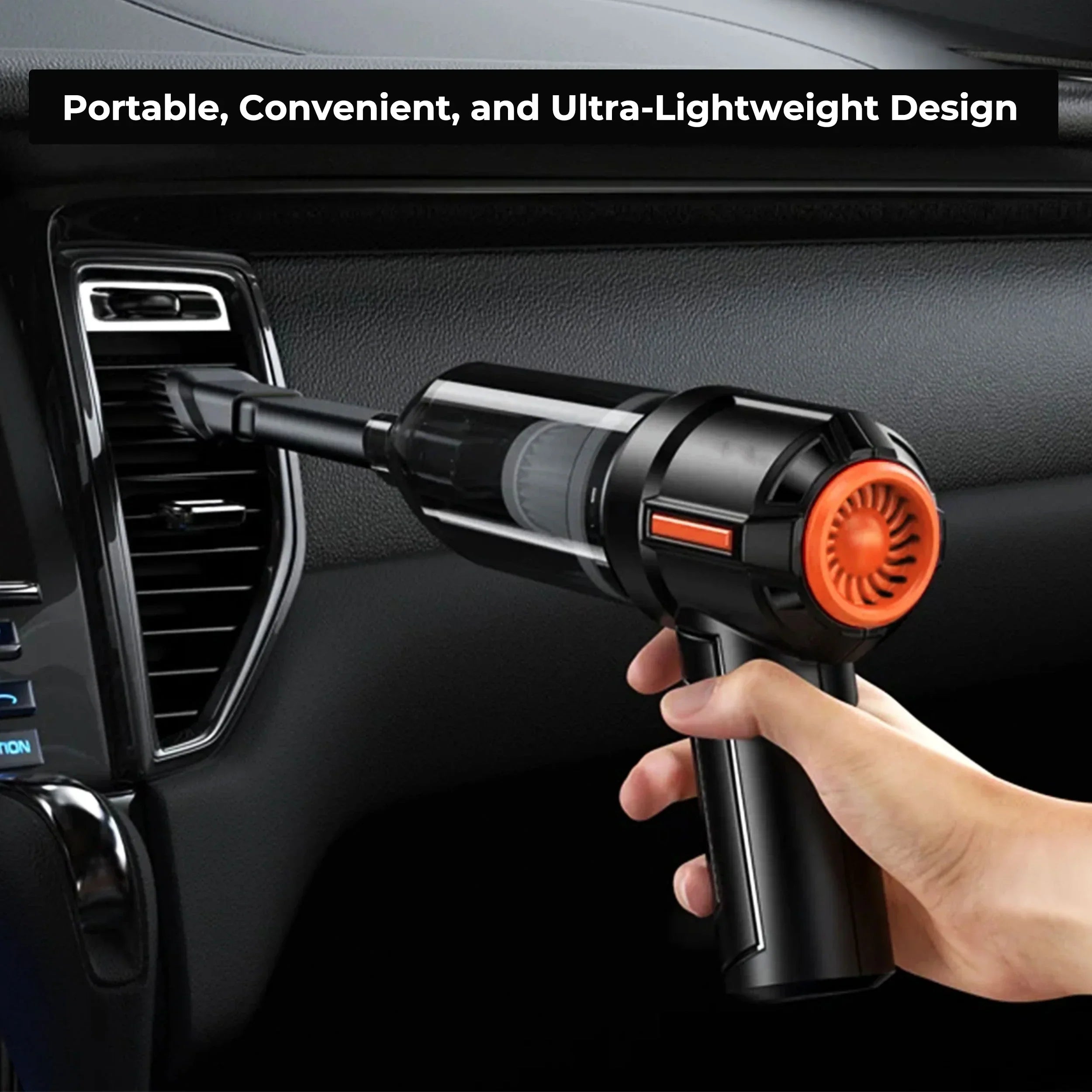 Cordless Car Vacuum Cleaner Handheld Compact Strong Suction - Tophatter Daily Deals