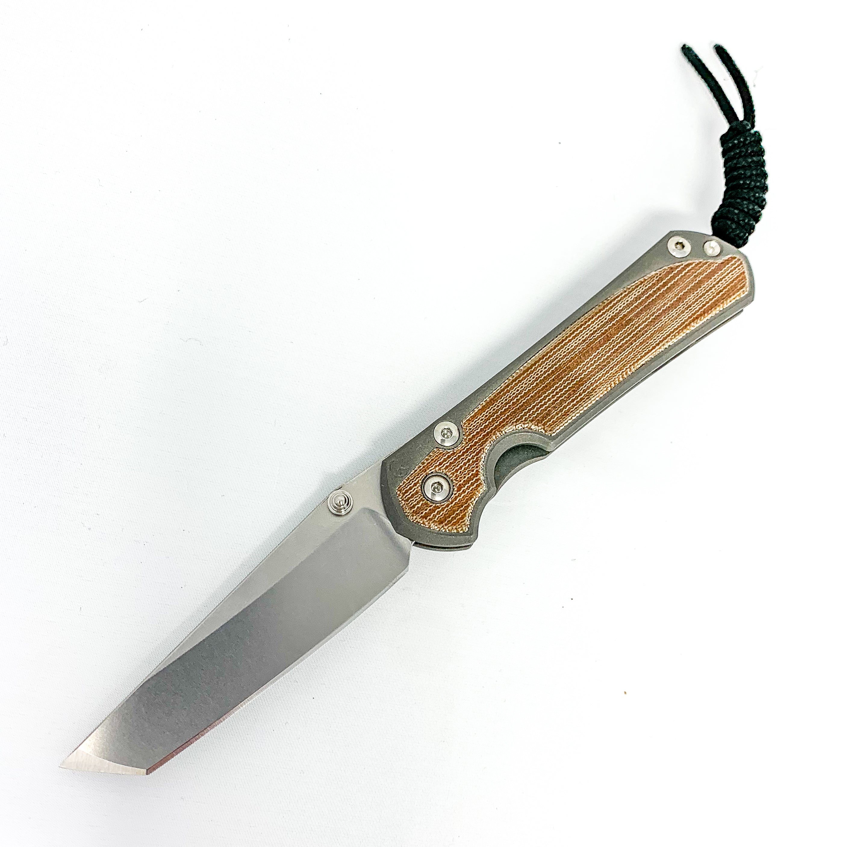 Chris Reeve Knives Small Sebenza 31 - Natural Canvas Micarta Inlay - Tanto - S31-1230 FOLDING KNIVES - Tophatter Daily Deals