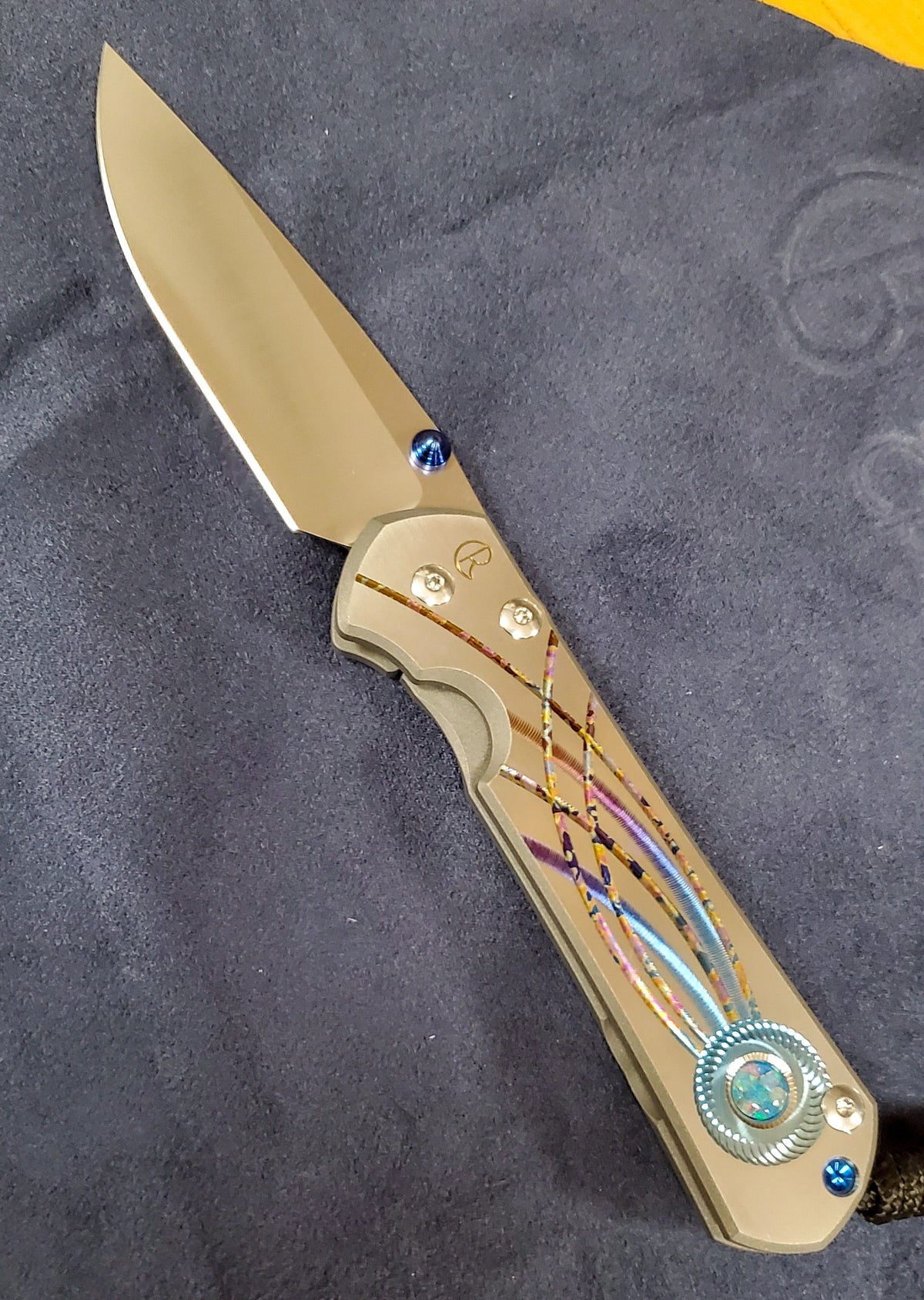 Chris Reeve - Large Sebenza 31 - Unique - Drop Point - Triple Opal Mosaic - SS20 “B” - L31-1400 Collectors - Tophatter Daily Deals