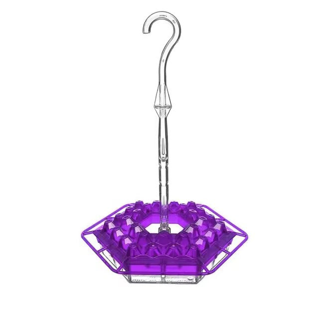 Hummingbird Feeder Ant Proof Outdoor Hanging Easy Perch Purple - Tophatter Daily Deals
