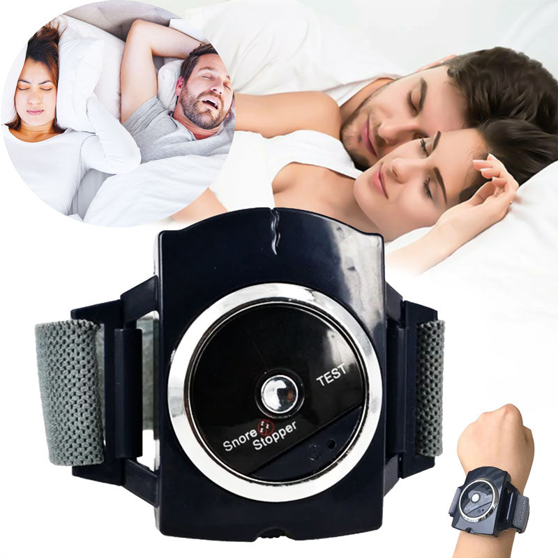 Snore Stopper Wristband Silent Anti Snoring Sleep Aid - Tophatter Daily Deals
