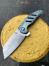 Kizer Sheepdog - Lightning Strike Finish - St. Nick's Custom Anodization Knives - Tophatter Daily Deals