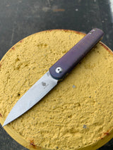 Kizer Feist - Drop Point - "Raindrop" - Ano Fade - St. Nick's Custom Anodization Knives - Tophatter Daily Deals