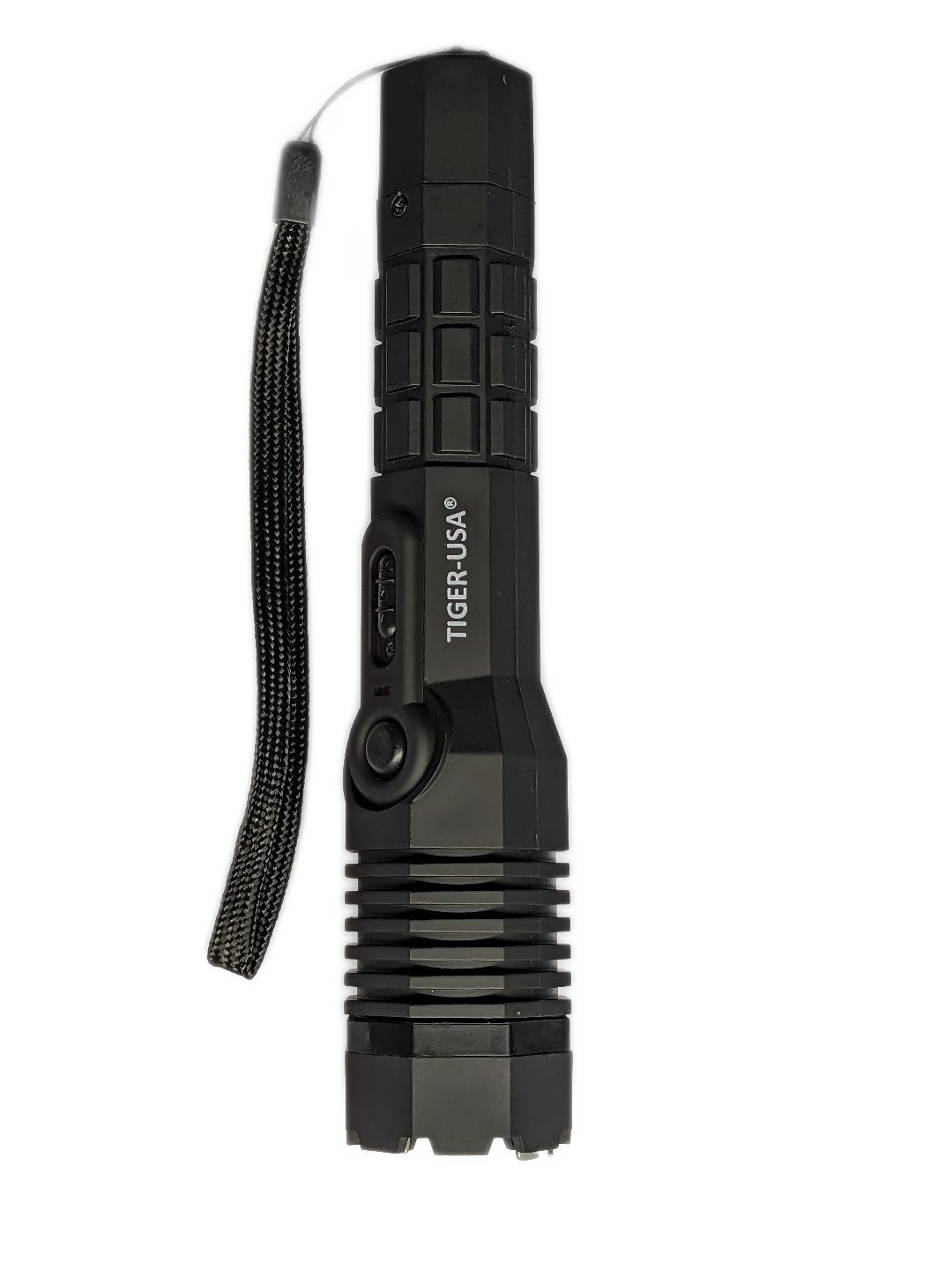 STUN GUN 180M Volts w/ LED Flashlight Tiger USA Police Grade - Tiger Fire SD-StunGun - Tophatter Daily Deals