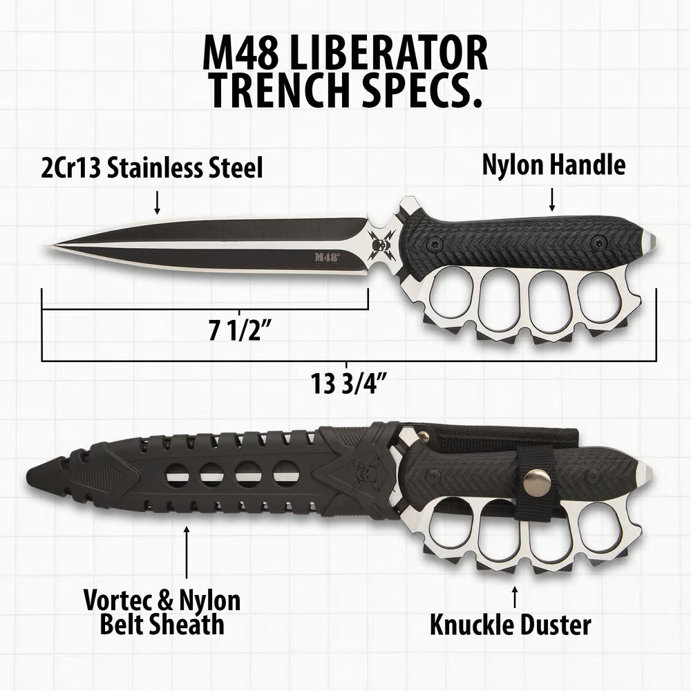 *NEW* M48 RAMPAGE LIBERATOR TRENCH KNIFE - Tophatter Daily Deals