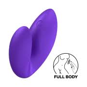 Satisfyer Love Riot Purple Finger Vibrator Waterproof Medical Silicone with 12 Vibration Modes > Vibrators > Finger Vibrators - Tophatter Daily Deals