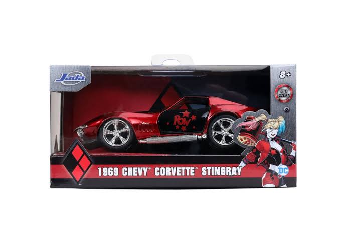 DC Comics – Harley Quinn Corvette Diecast Model Car - Tophatter Daily Deals
