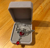 Heart Of Thorns Pendant Necklace - Tophatter Daily Deals