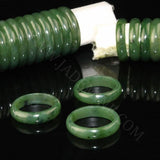 Narrow Jade Band Ring 5mm Rings - Tophatter Daily Deals