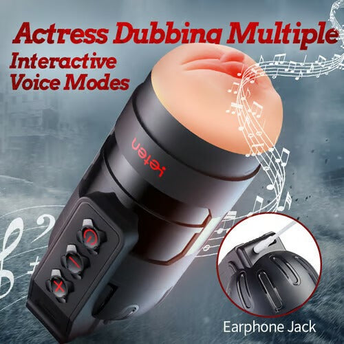 Flash - 10 Vibrating Male Masturbator Stroker With Voice Mode, APP Control Masturbation Cup - Tophatter Daily Deals