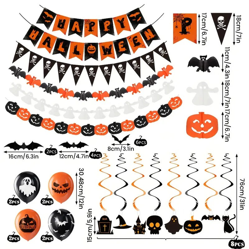 Halloween Party Decoration Set (36pcs) - Tophatter Daily Deals
