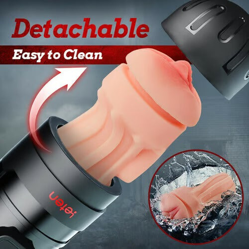 Flash - 10 Vibrating Male Masturbator Stroker With Voice Mode, APP Control Masturbation Cup - Tophatter Daily Deals