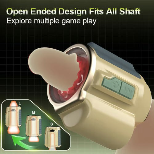 DiveEase - 7 Rotation Vibration Open Ended Stroker Masturbation Cup - Tophatter Daily Deals