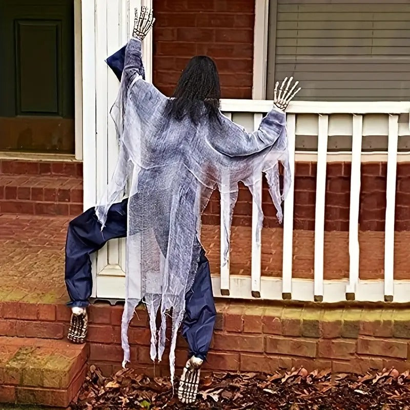 Skeleton Mannequin Halloween Wall Climbing Decoration Halloween - Tophatter Daily Deals