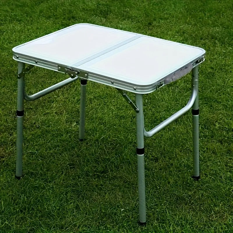 Folding Table Adjustable for Outdoor Folding Tables - Tophatter Daily Deals