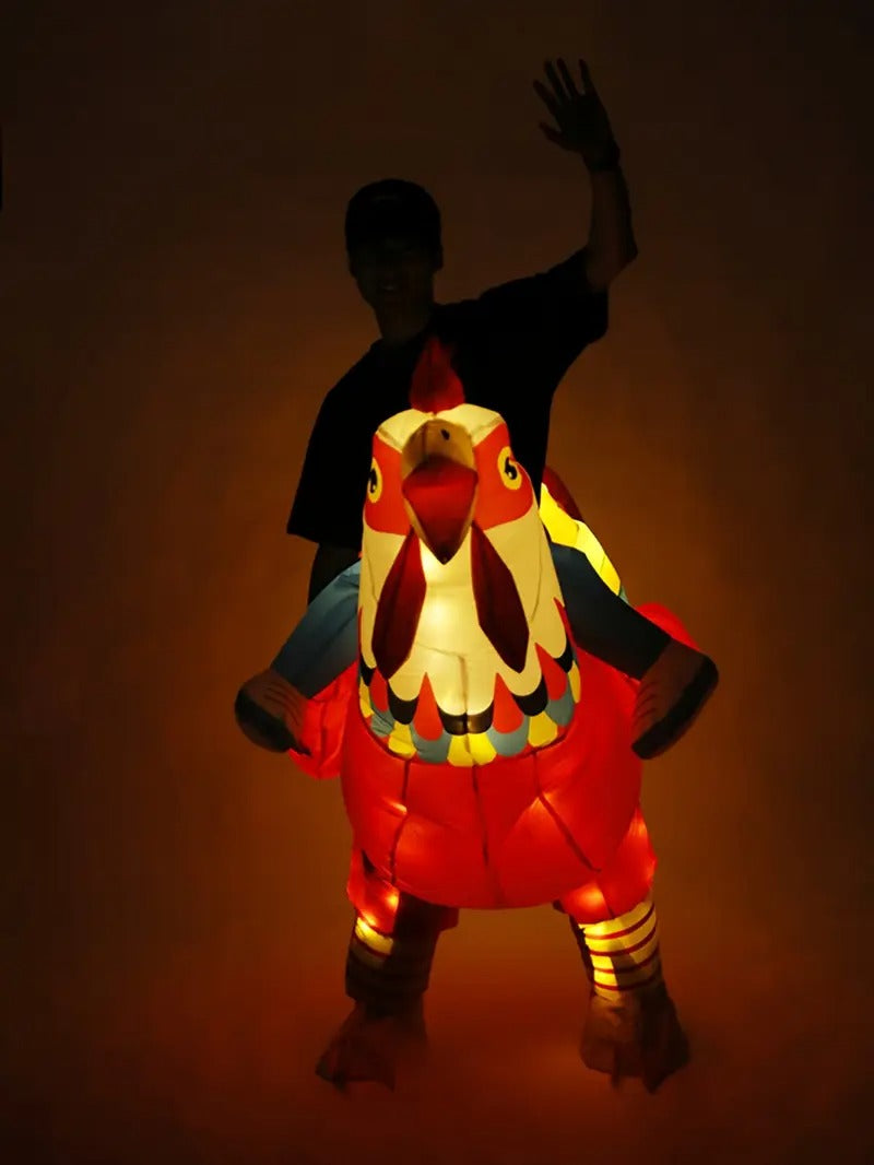 Men Inflatable Rooster Costume Adult Party Wear Halloween - Tophatter Daily Deals