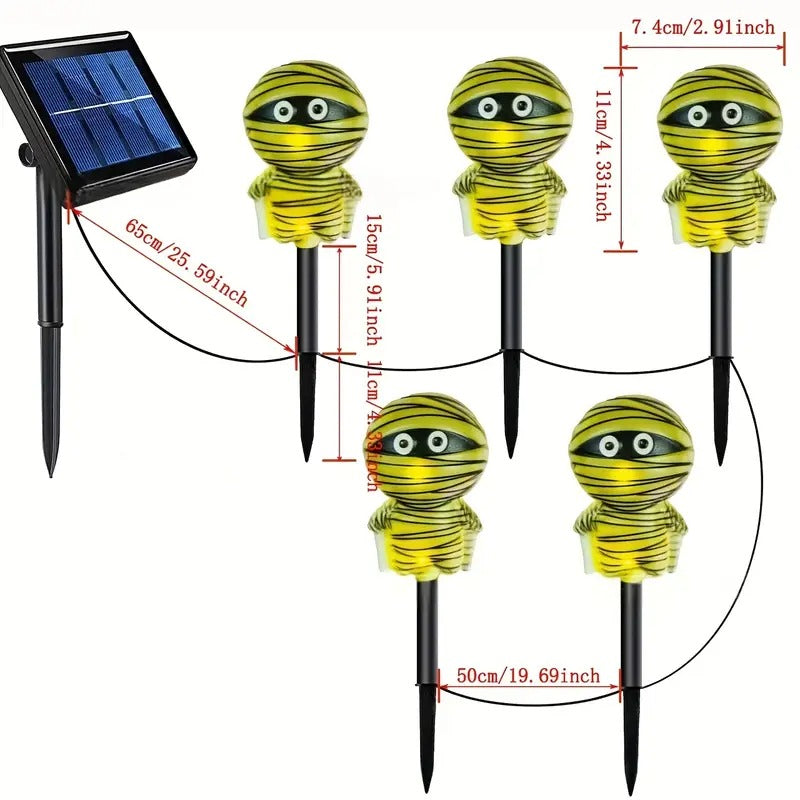 Halloween Solar Mummy Stake Light Decoration Halloween - Tophatter Daily Deals